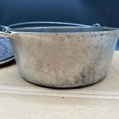 Vintage Wagner Ware No. 9 Drip Drop Roaster w/ Original Lid & Bail Handle – Sidney, Ohio