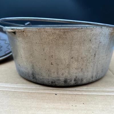 Vintage Wagner Ware No. 9 Drip Drop Roaster w/ Original Lid & Bail Handle – Sidney, Ohio