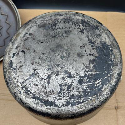 Vintage Wagner Ware No. 9 Drip Drop Roaster w/ Original Lid & Bail Handle – Sidney, Ohio