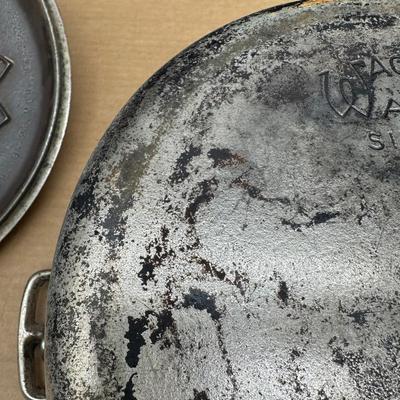 Vintage Wagner Ware No. 9 Drip Drop Roaster w/ Original Lid & Bail Handle – Sidney, Ohio