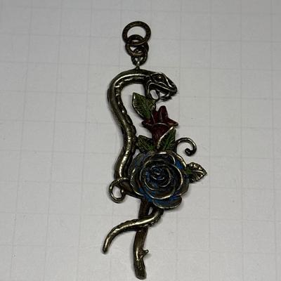 Alchemy Gothic Rose for Eve” pendant