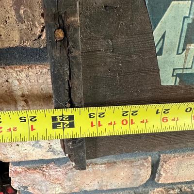 Antique HOWE Bicycles & Tricycles Advertising Sign – Mounted on Wood – Penny-Farthing Graphic