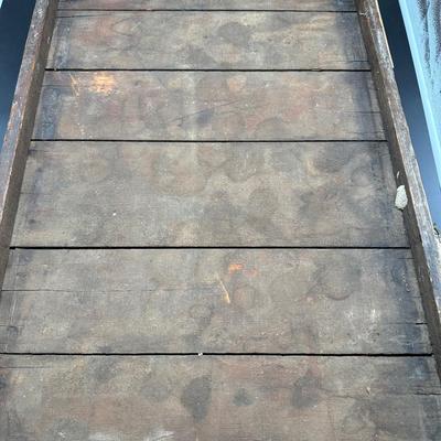 Antique HOWE Bicycles & Tricycles Advertising Sign – Mounted on Wood – Penny-Farthing Graphic