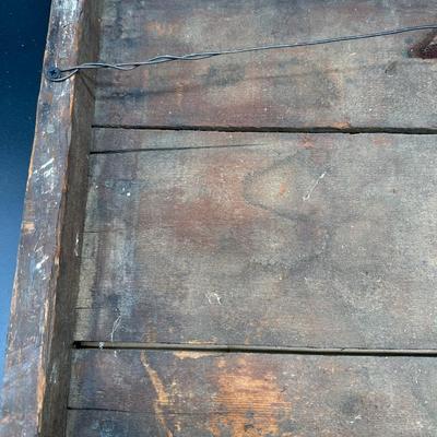 Antique HOWE Bicycles & Tricycles Advertising Sign – Mounted on Wood – Penny-Farthing Graphic