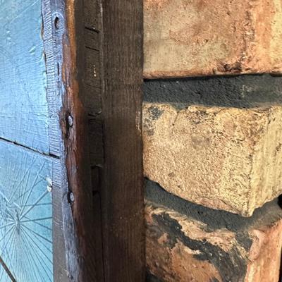 Antique HOWE Bicycles & Tricycles Advertising Sign – Mounted on Wood – Penny-Farthing Graphic