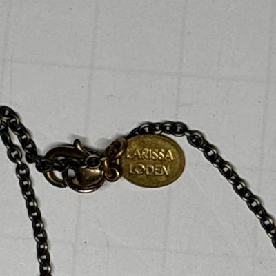 Larissa Loden Gothic Crow pendant with silver chain