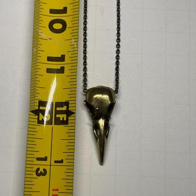 Larissa Loden Gothic Crow pendant with silver chain