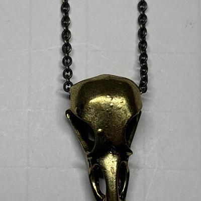Larissa Loden Gothic Crow pendant with silver chain