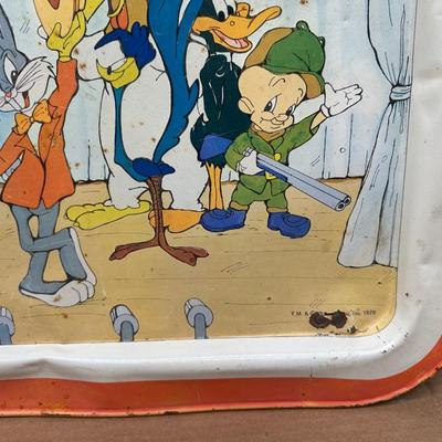 Vintage 1979 Bugs Bunny & Friends Metal Serving Tray – Warner Bros Looney Tunes