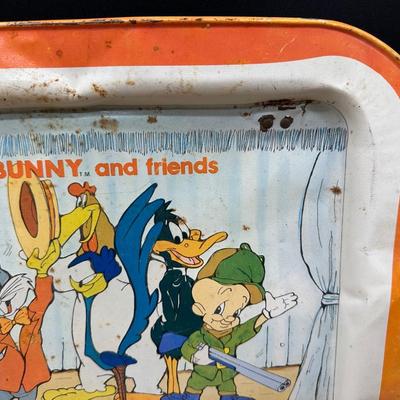 Vintage 1979 Bugs Bunny & Friends Metal Serving Tray – Warner Bros Looney Tunes
