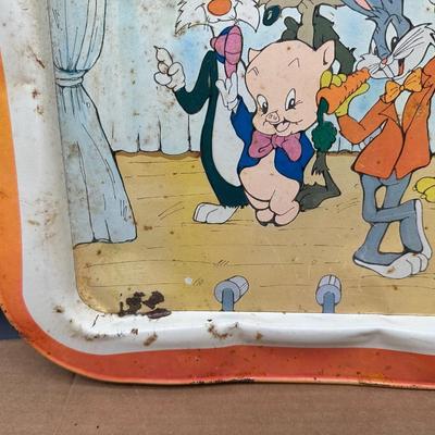 Vintage 1979 Bugs Bunny & Friends Metal Serving Tray – Warner Bros Looney Tunes
