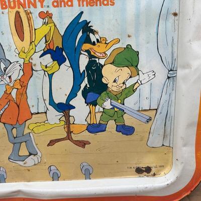 Vintage 1979 Bugs Bunny & Friends Metal Serving Tray – Warner Bros Looney Tunes