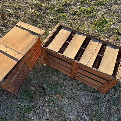 Original Louisiana Strawberry Crates w/ Labels & Crate Tool – Madisonville / Albany LA