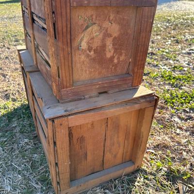 Original Louisiana Strawberry Crates w/ Labels & Crate Tool – Madisonville / Albany LA