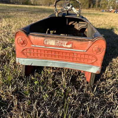 Vintage Murray Steel Pedal Car – Original Paint – All Metal (1950s–60s)