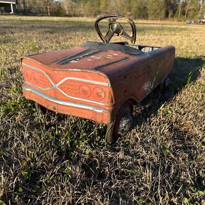 Vintage Murray Steel Pedal Car – Original Paint – All Metal (1950s–60s)