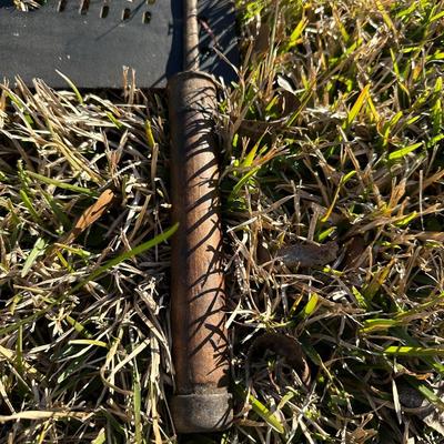 Vintage Hand Saw w/ Hand-Painted Folk Art Landscape – Rustic Decor