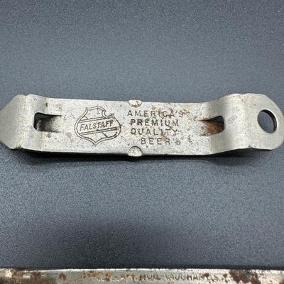 Vintage Beer Bottle Openers Lot – Falstaff & JAX Beer Advertising (2)