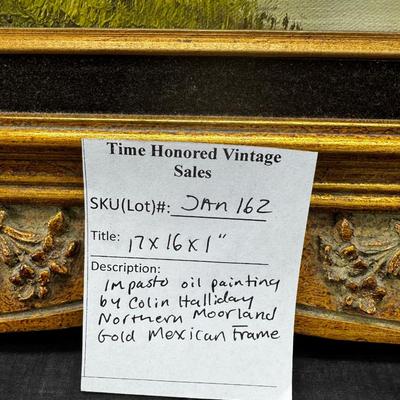 Original Impasto Oil painting Collin Halliday