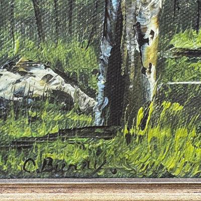 Original Impasto Oil painting Collin Halliday