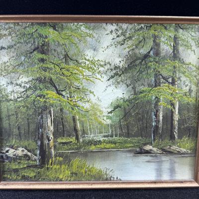 Original Impasto Oil painting Collin Halliday