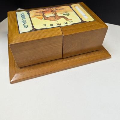 Camel Cigarettes Men's Dresser Top Jewelry Box