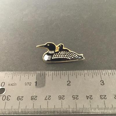 Sale Photo Thumbnail #49: Vintage CS marked loon pin Please see attached pictures