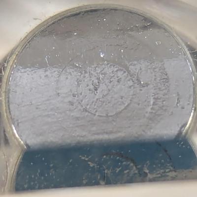 Oleg Cassini Crystal Perfume Bottles With Glass Droppers