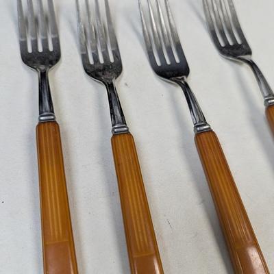 John Hull Stainless 18/8 Silverware w/ Box