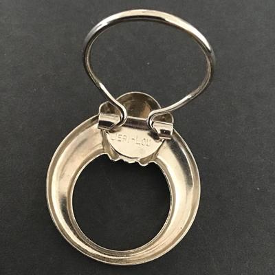 Sale Photo Thumbnail #111: Vintage silver tone Jeri Lou scarf clip Please see attached pictures