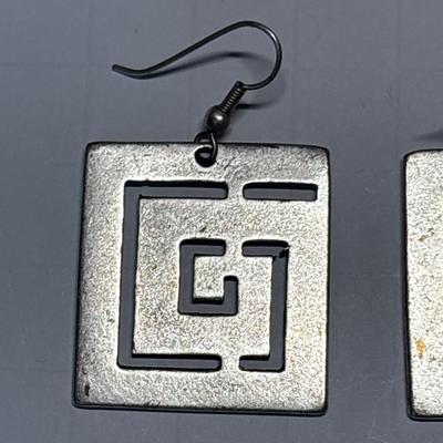 Gold $ silver earrings