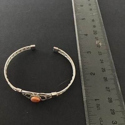 Sale Photo Thumbnail #138: Beautiful Silver Tone Fashion bracelet Please see attached pictures