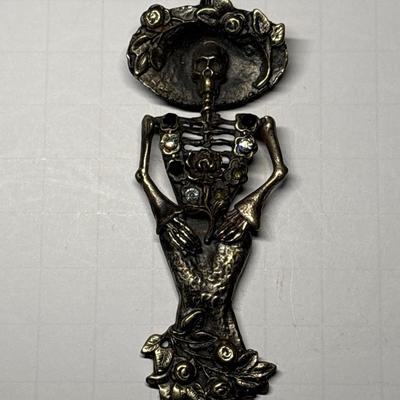 Day of the Dead pendant by Barbosa
