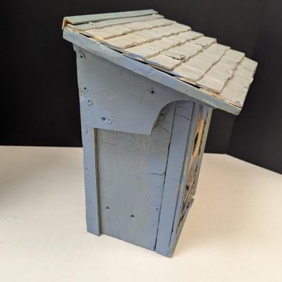Hand Made Blue Bird House