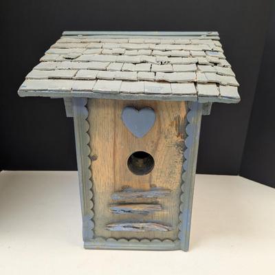 Hand Made Blue Bird House