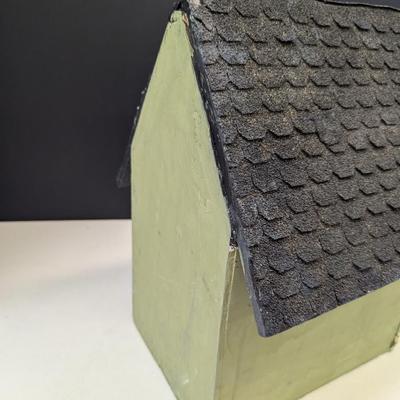 Hand Made Green Bird House
