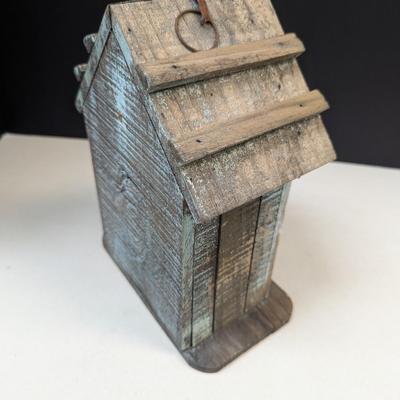 Hand Made Green Bird House