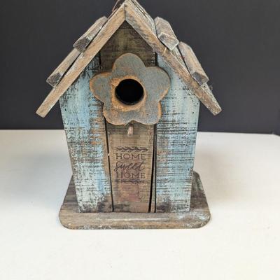 Hand Made Green Bird House