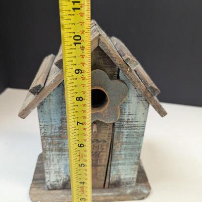 Hand Made Green Bird House