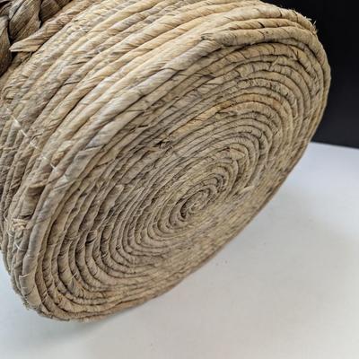 Hand Made Woven Basket w/ Handles