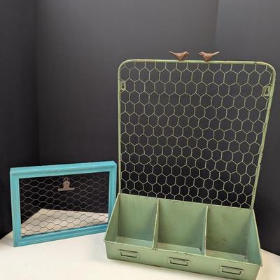 Pair Of Wired Note Holders