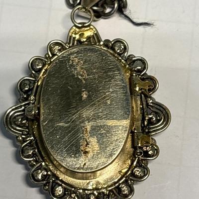 Sacred Heart Pill Box necklace