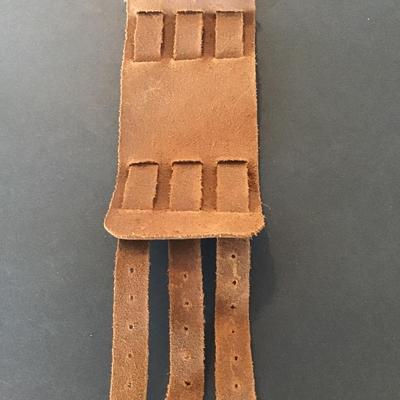 Sale Photo Thumbnail #224: Nice leather trio cuff new condition Please see attached pictures
