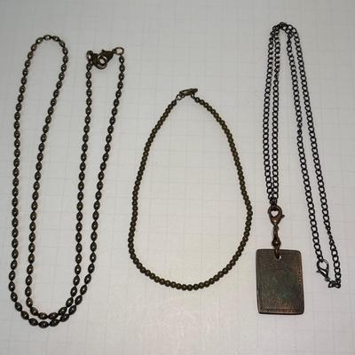 3 necklaces
