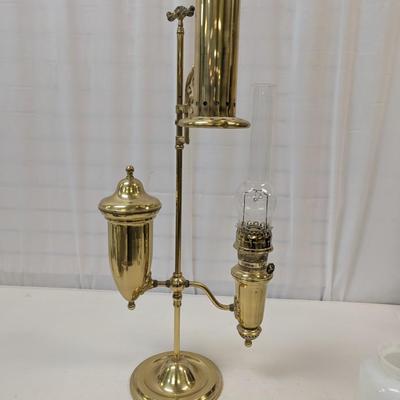 Vintage Brass Aladdin Student Lamp Model 23