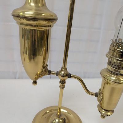 Vintage Brass Aladdin Student Lamp Model 23