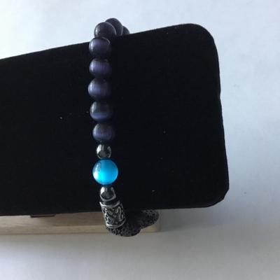 Beautiful beaded lava bracelet