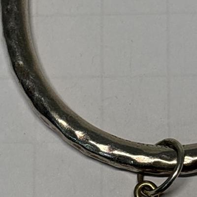 Sterling bracelet (Mex .925) with coin medallion
