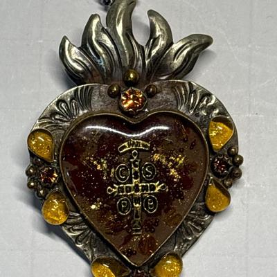 Barbosa heart pendant necklace