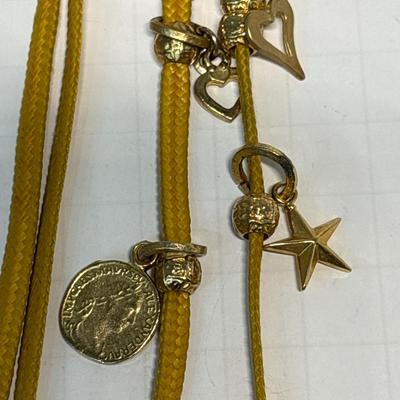 Moon/stars necklace, beaded necklace & keychain